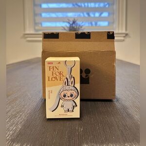 Authentic POP MART Canada Labubu Pin For Love “?" - Sealed Box